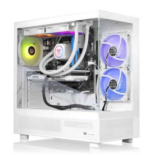 Rent to own Thermaltake - LCGS Vista i47TS Gaming Desktop Intel Core i7-14700KF, 32GB Memory, NVIDIA GeForce RTX 4070 Ti Super, 2TB NVMe M.2, Wifi - White