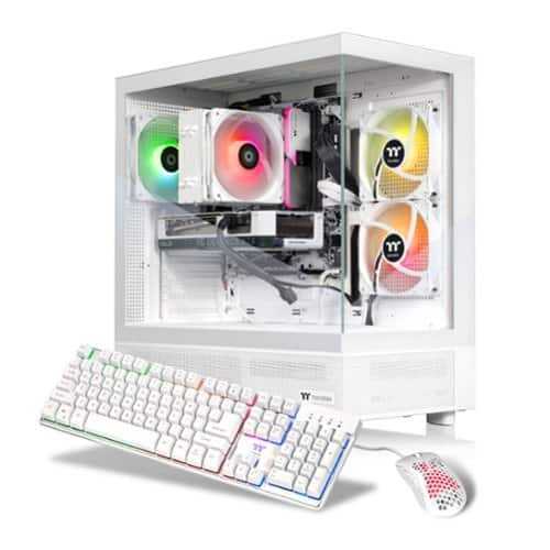 Rent to own Thermaltake - LCGS Vista i46TS Gaming Desktop Intel Core i7-14700F, 16GB RGB Memory, NVIDIA  GeForce RTX 4060 Ti, 2TB NVMe M.2 - White