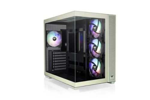 Rent to own Thermaltake - View 380 TG ARGB  Mid Tower ATX PC Case - Matcha Green