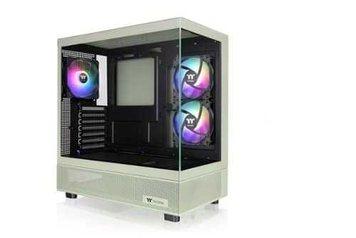 Rent to own Thermaltake - View 270 Plus TG ARGB Mid Tower E-ATX PC Case - Matcha Green