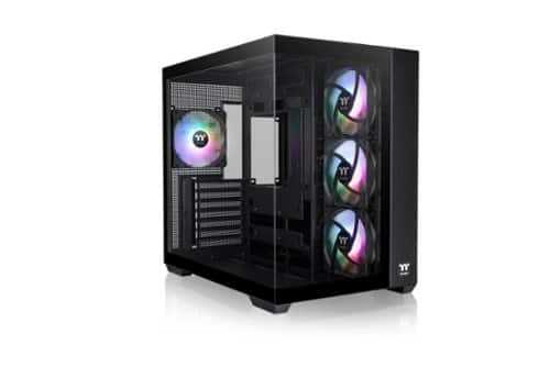 Rent to own Thermaltake - View 380 TG ARGB Mid Tower ATX PC Case - Black