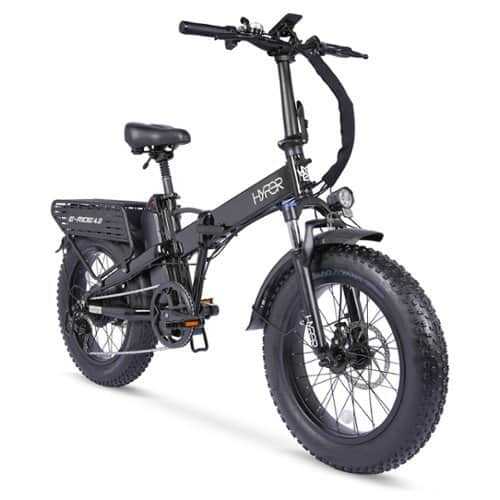 Rent to own Hyper - E-RIDE 4.0 w/ 45mi Max Range & 20 MPH Max Speed (Rear Bag, Cover, and Lock) - Black