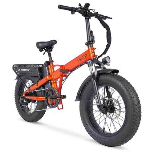 Rent to own Hyper - E-RIDE 4.0 w/ 45mi Max Range & 20 MPH Max Speed (Rear Bag, Cover, and Lock) - Orange