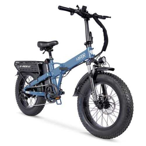 Rent to own Hyper - E-RIDE 4.0 w/ 45mi Max Range & 20 MPH Max Speed (Rear Bag, Cover, and Lock) - Blue