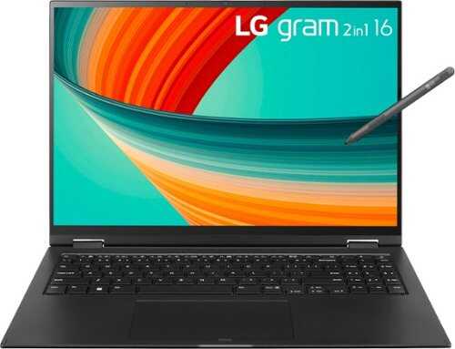 Rent to own LG gram 16” 2in1 Laptop - Intel Evo 13th Gen Intel Core Processor i7 with 32GB RAM - 1TB NVMe SSD - Black - Black