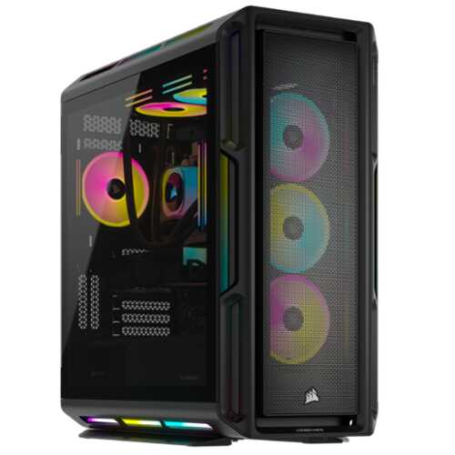 Rent to own CORSAIR - VENGEANCE i8200 iCUE Link Gaming Desktop-Intel Core i9 14900KF-64GB RGB DDR5 Memory-NVIDIA GeForce RTX4080 SUPER–6TB SSD - Black