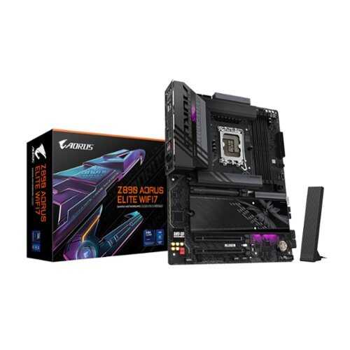 Rent to own GIGABYTE - Z890 AORUS ELITE WIFI7 (Socket LGA 1851) Intel Z890 ATX DDR5 Wi-Fi 7 Motherboard - Black