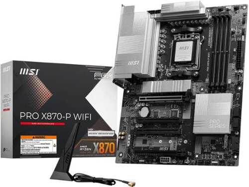 Rent to own MSI - PRO X870-P WIFI (Socket AM5) AMD X870 ATX DDR5 Wi-Fi 7 Motherboard - Black