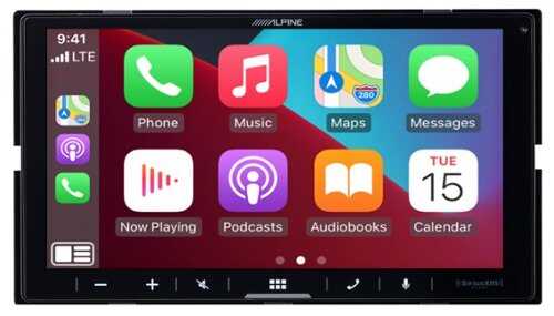 Rent to own Alpine - 6.75" Wireless Android Auto and Apple CarPlay Bluetooth Digital Media Receiver - Black