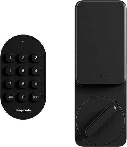 Rent to own SimpliSafe - Smart Lock Series 2 - Black