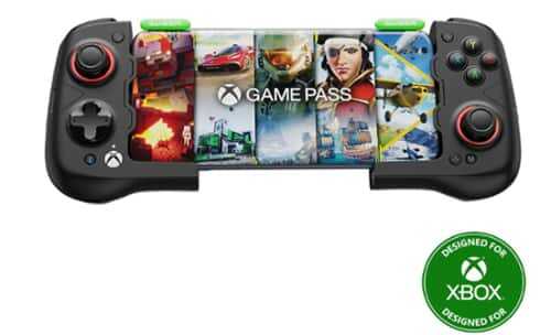 Rent to own GameSir X4 Aileron Bluetooth Mobile Gamepad with Xbox Authorization, Hall Effect Joystick, and Portable Joycon Design. - Black