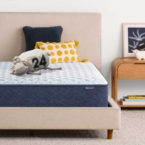 Rent to own Serta Sleep to Go 12" Hybrid Medium Mattress in a Box -Twin - Light Blue