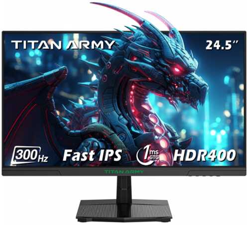 Rent to own Titan-army - P2510HS 24.5” Gaming Monitor, CSOT Fast IPS 1ms GTG 300Hz 1920×1080 FHD FreeSync 121% sRGB with HDR400 - Black