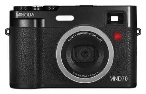 Rent to own Minolta - Retro MND70 48.0 Megapixel Digital Camera - Black