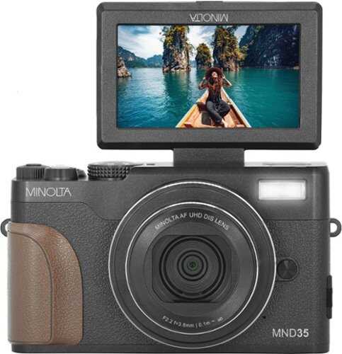 Rent to own Minolta - MND35 64.0 Megapixel Digital Camera - Black