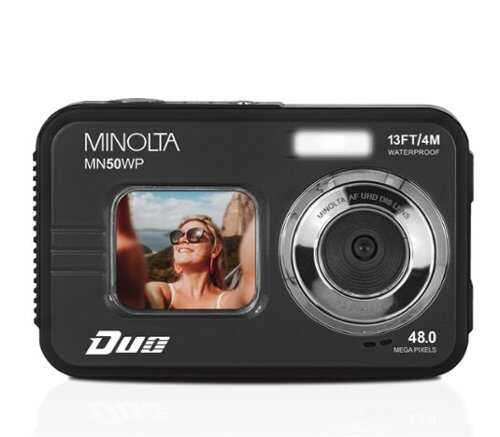 Rent to own Minolta - Duo MN50WP 48.0 Megapixel Waterproof Digital Camera - Black