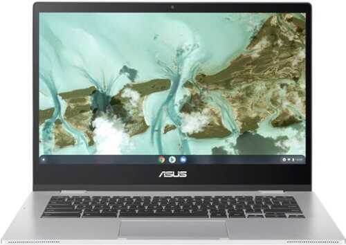 Rent to own ASUS - Chromebook CX1 14" FHD Laptop - Intel Celeron N4500 with 8GB - 64GB eMMC - Transparent Silver