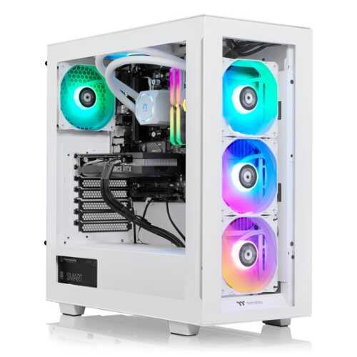 Rent to own Thermaltake - LCGS View u47TS Gaming Desktop - Intel Core Ultra 7 - 265KF - 32GB Memory - NVIDIA GeForce RTX 4070 Ti Super - 2TB SSD - White