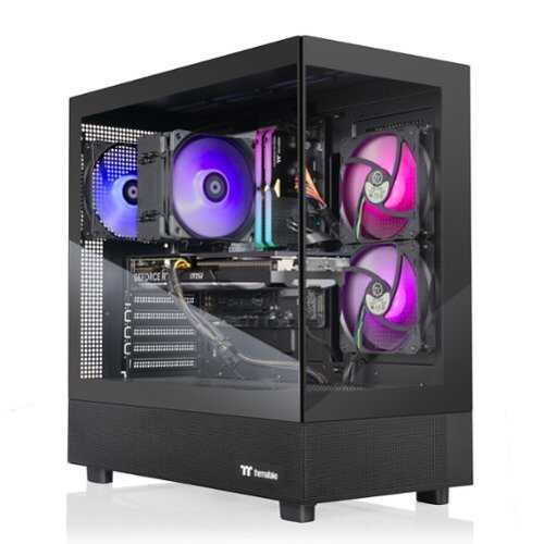 Rent to own Thermaltake - LCGS Vista u470S Gaming Desktop - Intel Core Ultra 5 - 245KF - 32GB Memory - NVIDIA GeForce RTX 4070 Super - 1TB SSD - Black