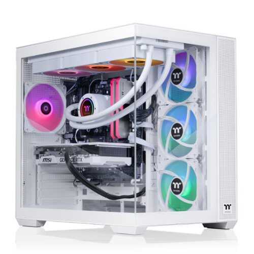 Rent to own Thermaltake - LCGS Vista u480S  Desktop - Intel® Core Ultra 9 - 285K - 32GB Memory - NVIDIA GeForce RTX 4080 Super - 2TB SSD - White