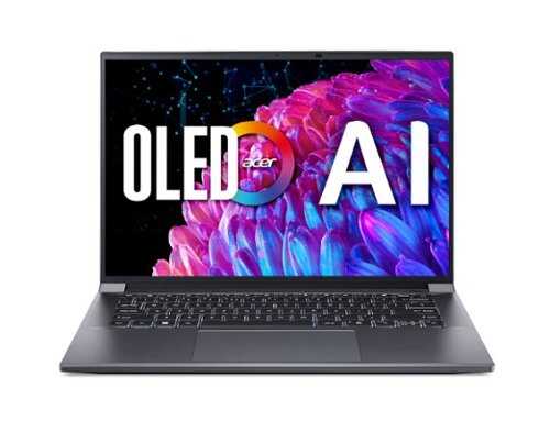 Rent to own Acer - Swift X 14 AI Ready Laptop – 14.5" OLED – Intel Core Ultra 7 – 16GB RAM - NVIDIA GeForce RTX 4060 – 1TB SSD – Steel Gray - Steel Gray