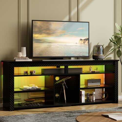 Rent to own Bestier - 63'' TV Cabinet Up to 70" - Black