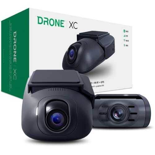 Rent to own Compustar - DroneMobile XC-LTE Dash Cam and Rear Camera with 1-Way Remote Start Bundle - Installation Included - Black