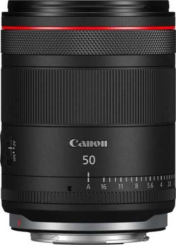 Rent to own Canon - RF50mm F1.4 L VCM Hybrid Prime Lens for Use with EOS R-Series Cameras - Black