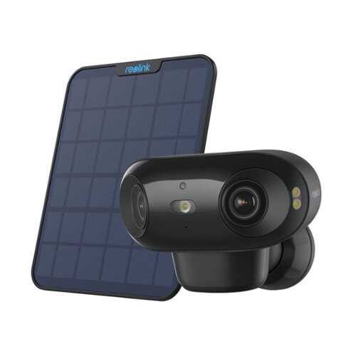 Rent to own Reolink Argus 4 advanced Series B740X 4K/8MP Dual Lens Battery Camera with 6W Solar Panel & 64GB microSD Card - Black