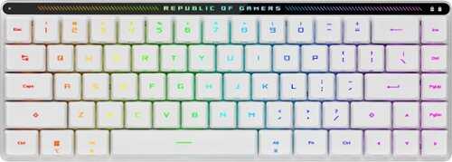 Rent to own ASUS - ROG Falchion RX Low Profile 65% Compact Wireless Gaming Keyboard - White