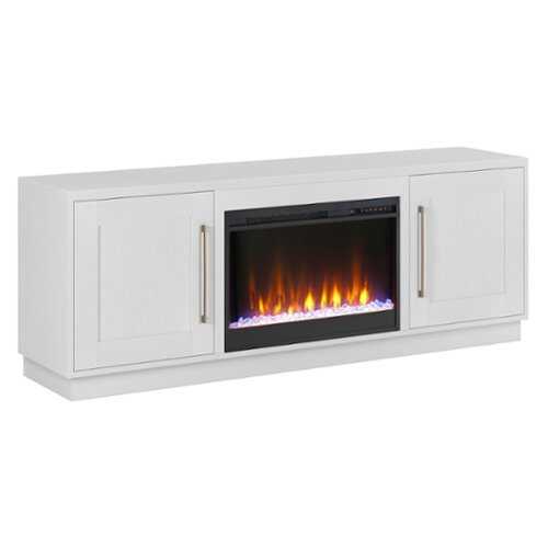 Rent to own Camden&Wells - Cove Crystal Fireplace TV Stand for Most TVs up to 75" - Alabaster