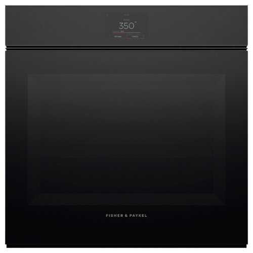 Rent to own Fisher & Paykel - Minimal 24-in self-cleaning 16 function Tall in black glass - Black