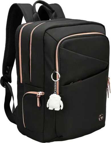 Rent to own Swissdigital Design - KATY ROSE NG L+ Backpack with USB Charging Port/RFID Protection and fits up to 16" Laptop - Black