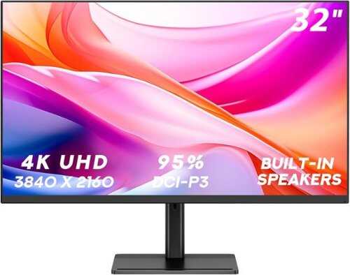 Rent to own Titan-army - P32H2U 32" Office Monitor, 4K UHD 3840x2160p, 95% DCI-P3, HDR10, Adaptive-Sync, Built-in Speaker, Eye Care, USB-C Port - 32inch 4K UHD