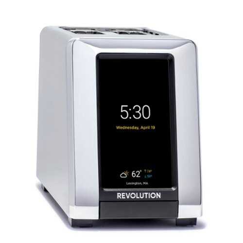 Rent to own Revolution Cooking - 2-Slice InstaGLO R180 Connect Toaster - Stainless Steel