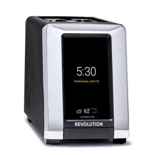 Rent to own Revolution Cooking - 2-Slice InstaGLO R180 Connect Toaster - Matte black