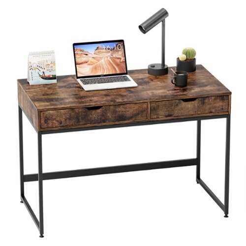 Rent to own Bestier - Modern Study Writing Desk - 43" Wide - Brown