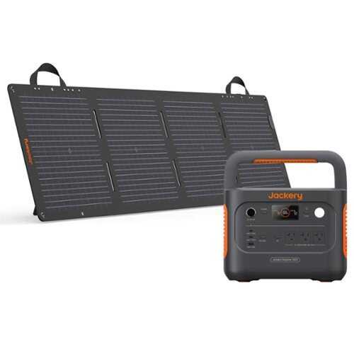 Rent to own Jackery - Explorer 1000 V2 Portable Solar Generator + 100W Mini Solar  Panel (1070 Wh Capacity) - Black