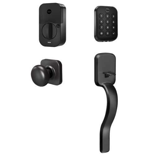 Rent to own Yale - Assure Lock 2 Touch Key-Free Keypad with Wi-Fi and Ridgefield Handleset - Black Suede