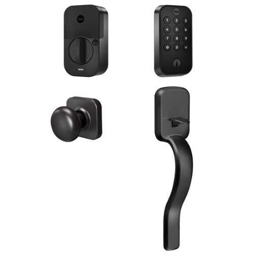 Rent to own Yale - Assure Lock 2 Touch Keypad with Wi-Fi and Ridgefield Handleset - Black Suede