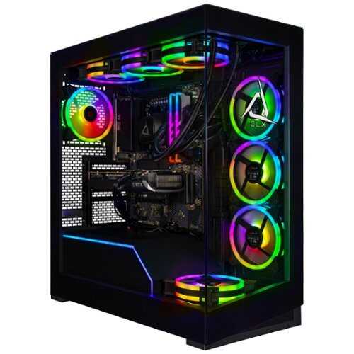 Rent to own CLX - Horus Gaming Desktop - AMD Ryzen 7 9800X3D - 64GB DDR5 5600 Memory - GeForce RTX 4080 SUPER - 2TB NVMe M.2 SSD - 4TB HDD - Black