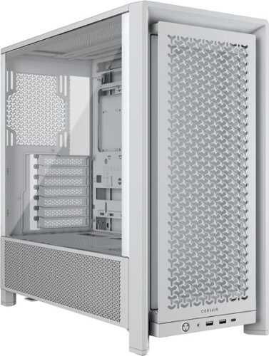 Rent to own CORSAIR - FRAME 4000D RS ATX Mid-Tower PC Case - White ...