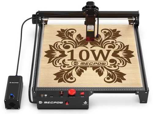 Rent to own Mecpow - X3 Pro 10W Laser Engraving Machine With Safety Lock, Emergency Stop, Flame Detection, Gyroscope Sensor - X5 Pro - 10W