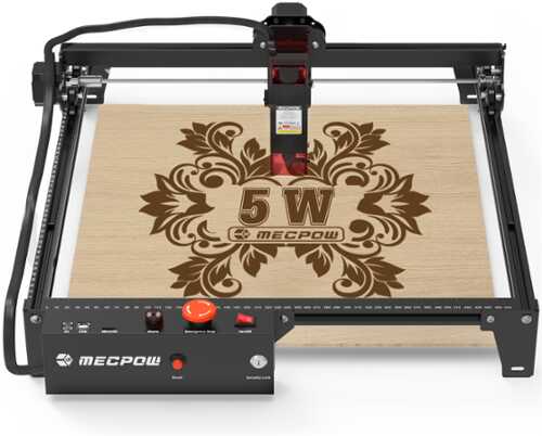 Rent to own Mecpow - X3 Laser Engraver, 5W Laser Cutter, 60W Engraving Cutting Machine, Engraver for Wood and Metal - X3 - 5W