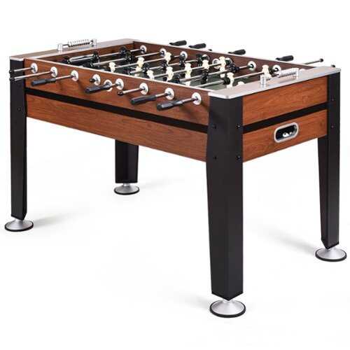 Rent to own Costway 54'' Foosball Soccer Table Competition Sized Football Arcade Indoor Game Room - Brown+Black