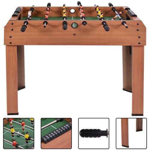 Rent to own Costway 37'' Football Table Competition Game Soccer Arcade Sized football Sports Indooor - Brown