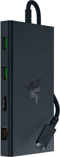 Rent to own Razer - USB C Dock Station with 11 Ports - Black