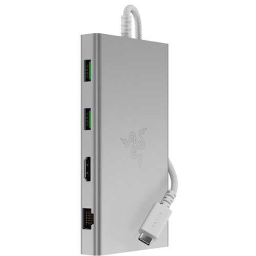 Rent to own Razer - USB C Dock Station with 11 Ports - Mercury