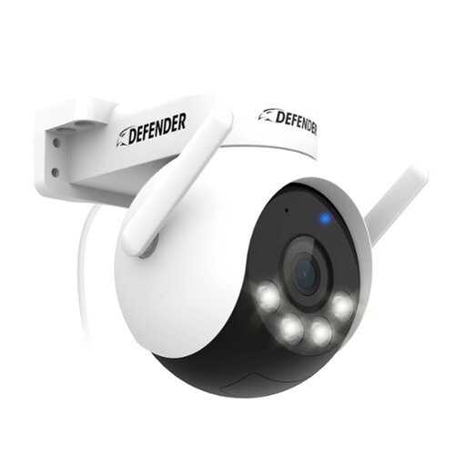 Rent to own Defender - AI POWERED 4K Everwatch PTZ 360° Wi-Fi Plug-in Power Security Camera - White