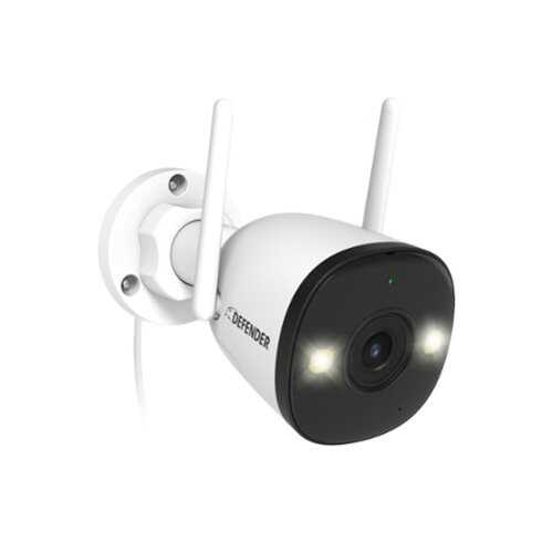 Rent to own Defender - AI POWERED 4K Guard Pro Wi-Fi 6 Plug-in Power Security Camera - White